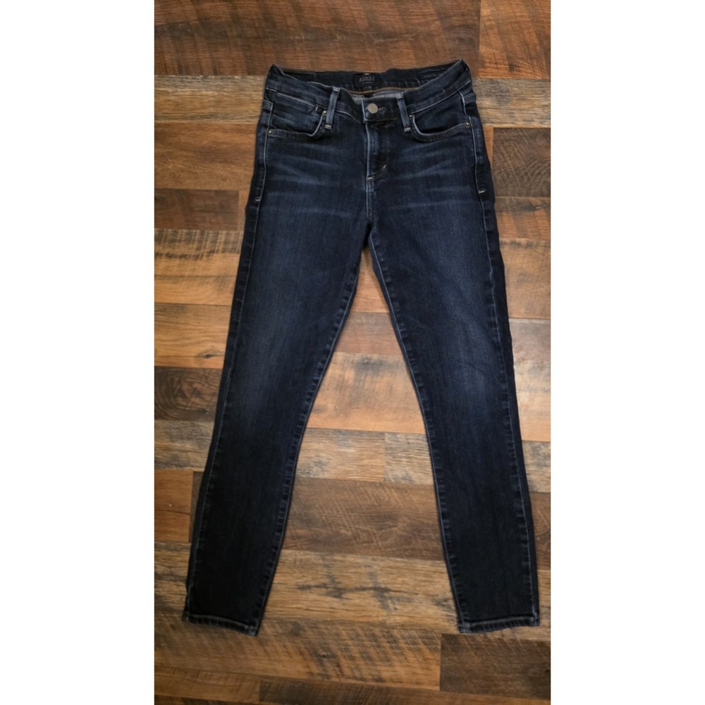 AGOLDE Colette Crop Skinny Ankle Dark Blue Wash Jeans Women's Sz 24